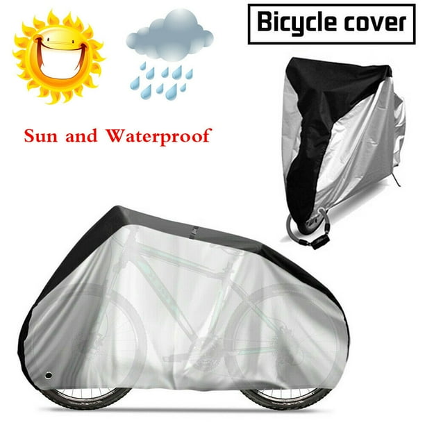 190T Outdoor Waterproof Bicycle Covers Rain Sun UV Dust Wind Proof Bike Cover